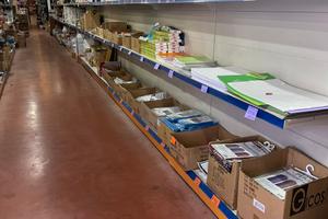 Scaffali market 300 Mq