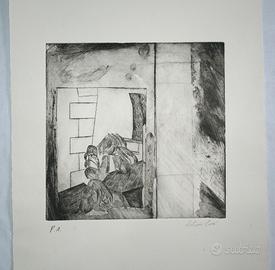 'Nella Taverna' Incisione Di Antonio Corso