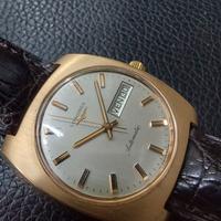 Day-Date Longines "Admiral" orologio in oro 18 ct.