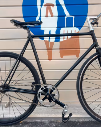 Bici a scatto fisso artigianale vintage