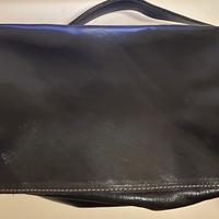 Borsa in pelle nera donna