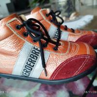 SCARPE BIMBA INTERAMENTE IN PELLE 27