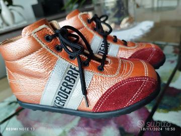 SCARPE BIMBA INTERAMENTE IN PELLE 27