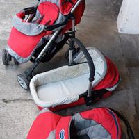 Trio giordani, passegino, ovetto e cestone