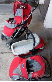 Trio giordani, passegino, ovetto e cestone