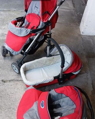 Trio giordani, passegino, ovetto e cestone