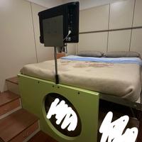 Camera Battistella com letto modificato.