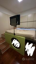 Camera Battistella com letto modificato.