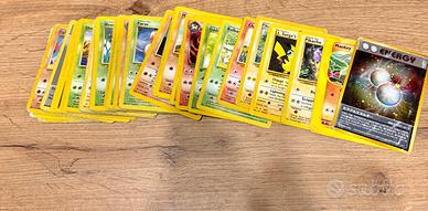 Lotto carte pokemon vintage old vari set
