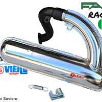 Marmitta cromata FACO Racing Siluro Vespa 50 Speci