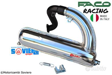 Marmitta cromata FACO Racing Siluro Vespa 50 Speci