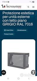 protezione estetica unità esterna climatizzatore 