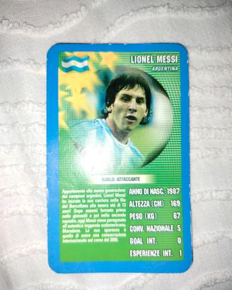 MESSI TOP TRUMPS CARD UFFICIALE 2006