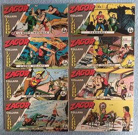 ZAGOR STRISCE ANASTATICHE DA EDICOLA 15 PEZZI.