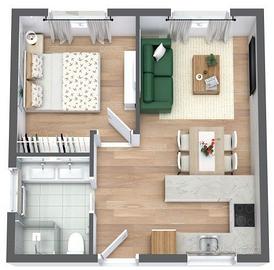 Bilocale con Balcone e Box auto Seregno