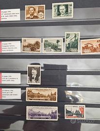 Francobolli Russia URSS CCCP 1946 serie varie