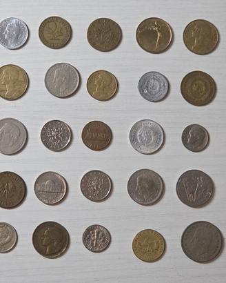 LOTTO 25 MONETE DA COLLEZIONE - VARI PAESI