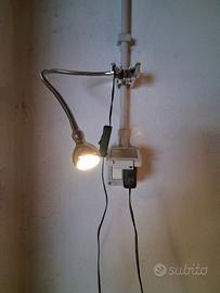 Lampada LED JANSJÖ (IKEA) con morsetto poco usata