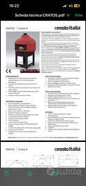 Forno pizza resto Italia CRATOS R9