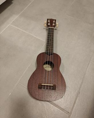 Ukulele Makala amplificato con custodia imbottita