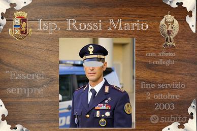 Crest personalizzabile polizia di stato