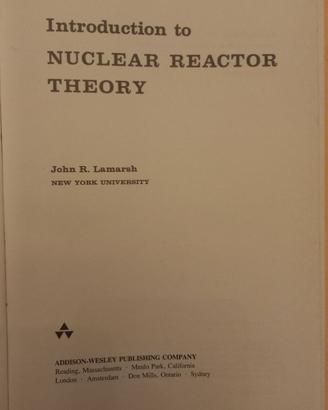 Introduction to nuclear reactor theory