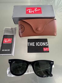 occhiali da sole NUOVI Ray-Ban Wayfarer 2140 901