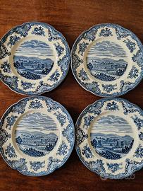 4 piattini Johnson Bros Old Britain Castles