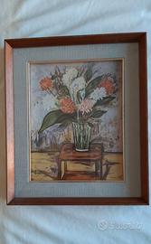 Quadro Utrillo Flower painting stampa