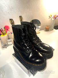 Dr martens Pelle Stivali Platform Molly