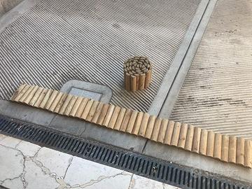 Bordura da giardino in legno