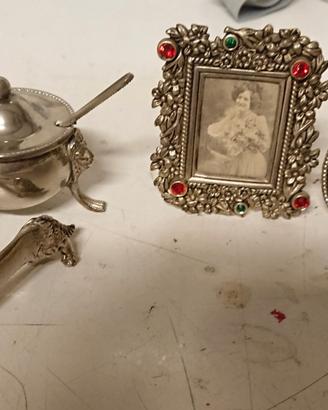 Oggetti decorativi vintage in miniatura metallo  4