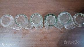 Sei Bottiglie di vetro vintage di Coca-Cola.