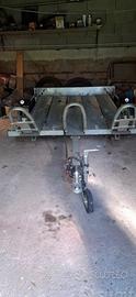 Carrello porta moto 3 posti