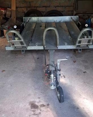 Carrello porta moto 3 posti