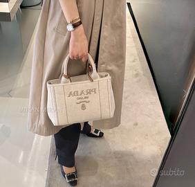 Borsa Prada in lino Jardiniere