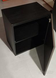 Pensile o base a terra(3pz)IKEA in legno scuro 