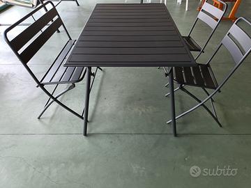 COMPLETO IN FERRO ANTRACITE.