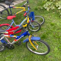 Bicicletta da bambino e ragazzo