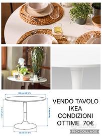 Tavolo rotondo DOCKSTA IKEA