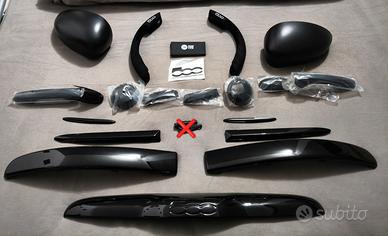 kit nero lucido fiat 500 2007-2015