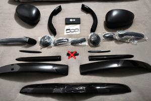 kit nero lucido fiat 500 2007-2015