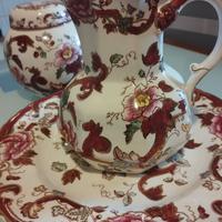 Ceramiche inglesi Mason’s- Brocca, Piatto, Baratto