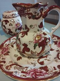 Ceramiche inglesi Mason’s- Brocca, Piatto, Baratto