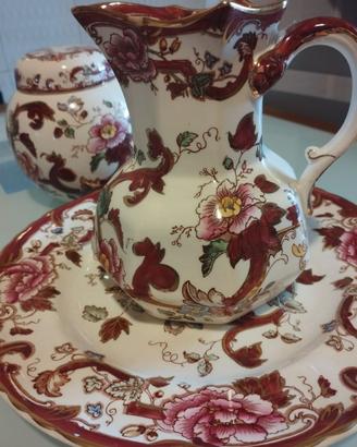 Ceramiche inglesi Mason’s- Brocca, Piatto, Baratto