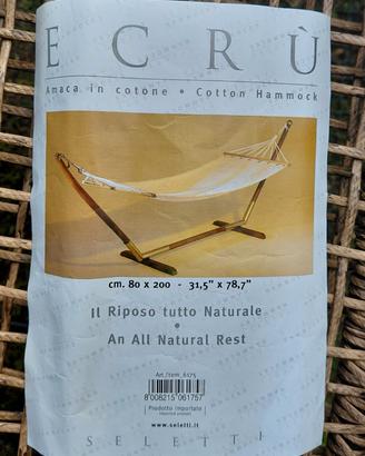 Due amache da giardino in robusto cotone