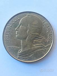 Moneta 20 Centesimi  FRANCIA  1981  Marianne