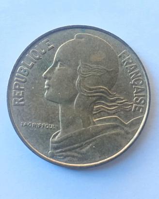 Moneta 20 Centesimi  FRANCIA  1981  Marianne