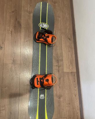 Salomon dance hall 158 con attacchi Union strava