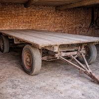 Carro agricolo d’epoca 4 ruote sterzanti